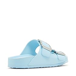 Madden Girl Women's Bodiee Slide Sandal, Ice Blue