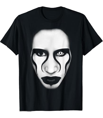 Amazon.com: Marilyn Manson Big Face Red Lips Official Graphic Tees