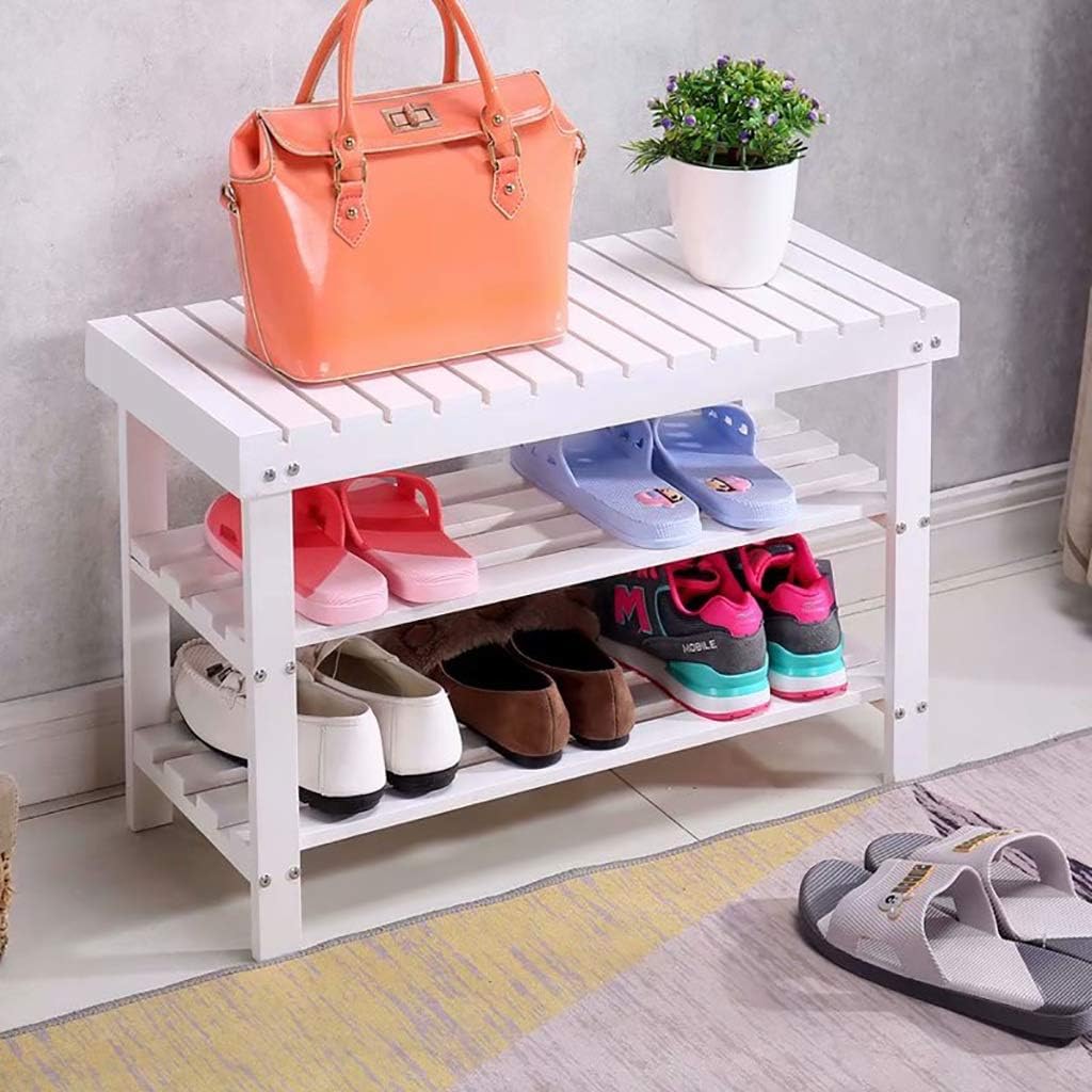 LQxj Shoe organizer Household economical solid wood shoe
