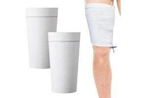 2 Pcs Catheter Leg Bag Holder M Fabric Catheter Sleeves Urinary Drainage Bags for Men Women