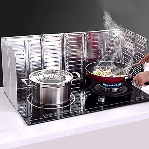 سعر Pack of 3 Foldable Wind and Splash Foil Guards Baffle Anti Splatter