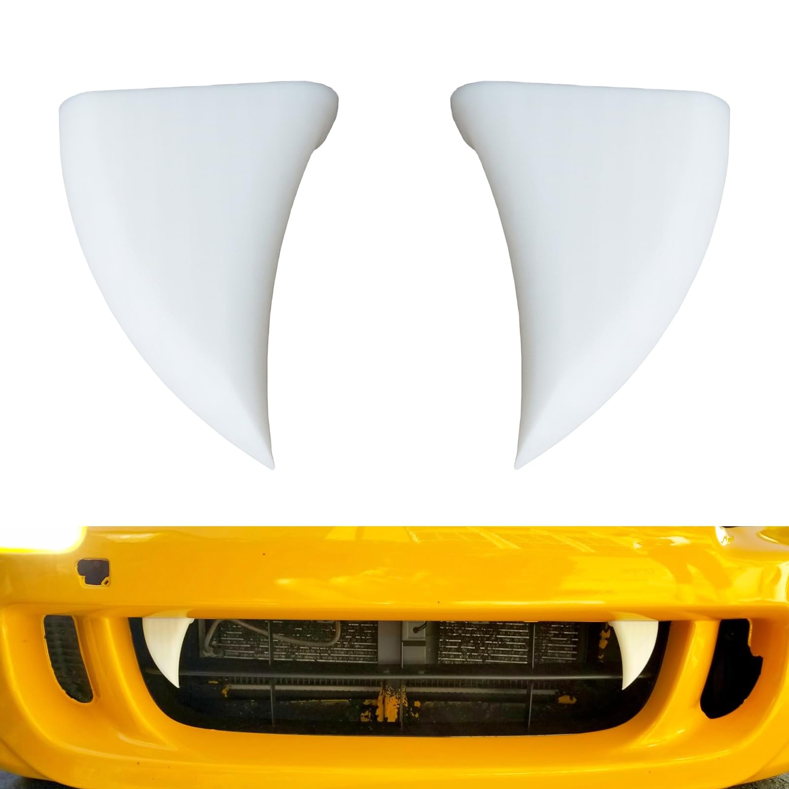 Photo 1 of (only one) TEYOUYI Halloween Decoration Car Teeth for Cars, Truck, or SUV,Vampire Fangs Teeth for car- Mounts
