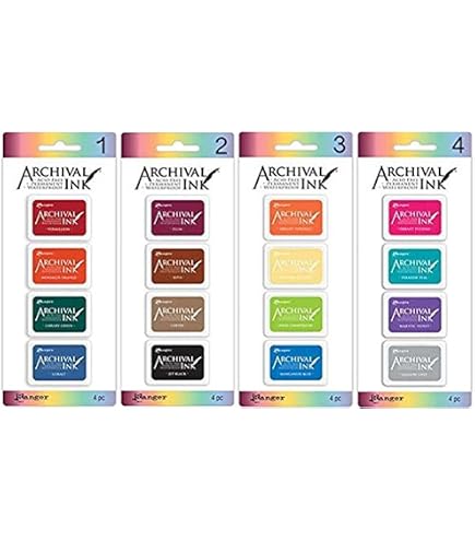 Ranger Archival Ink Pad Manganese Blue – Stempelkissen, Archivale Qualität, 1 Stück
