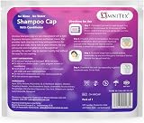 Omnitex Premium Rinse Free Shampoo Cap 5 Pack Microwaveable with Conditioner view 3