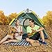Hewolf Camping Tent 3-4 Person [Instant Tent] Waterproof [Double Layer] [Quick Setup] 3 Season Family Beach Tent UV Protection Carry Bag