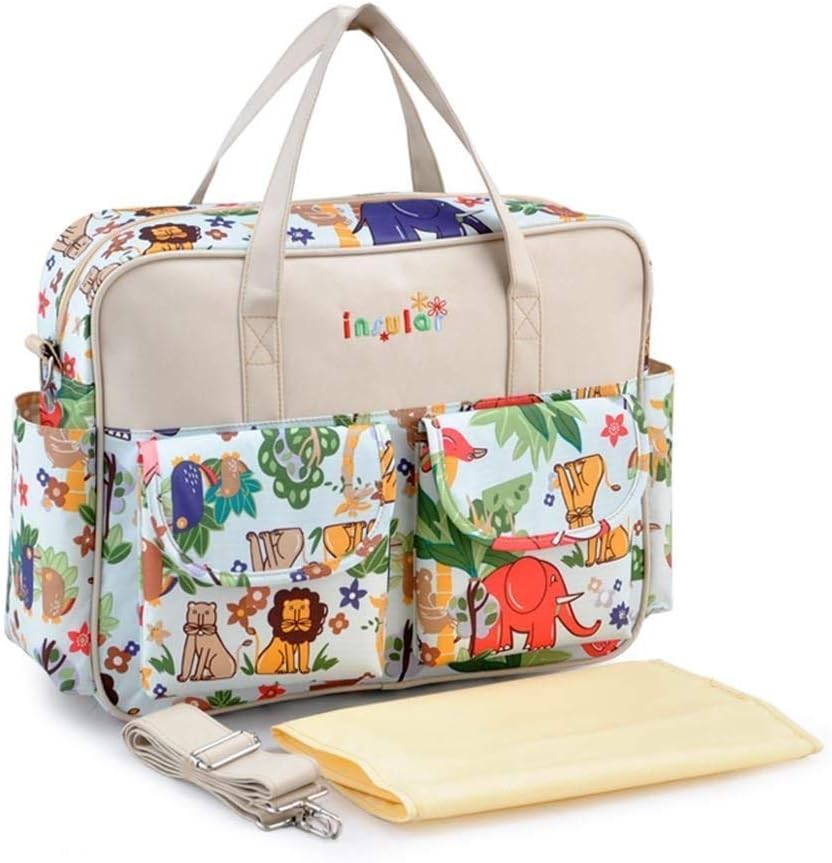 Insular Multifunctional Waterproof Mummy Diaper Bag Nappy Changing Tote