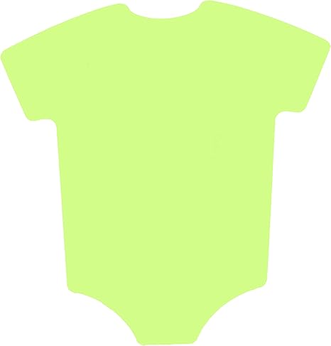 neon green baby onesie