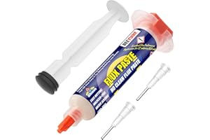 BEEYUIHF No-Clean Soldering Flux Paste, flux for Soldering, Electronics Solder Paste Flux for PCB/IC/BGA/SMD/SMT/LED Repairing (10mL Syringe) #9530 (1 Pack)