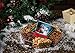 JUMBO Happy New Year Holiday Gift Baskets Fresh Variety of Gourmet Nuts - Miniature Handmade Snowman and Sleigh - Top Gifts Idea for Christmas Holiday Men Women and Family (Mini Wishes)
