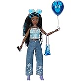 Disney Store Official Elsa ILY 4EVER Doll – Poseable Toy with Minnie Mouse Headband, Mickey Balloon, Park Snack Surprise & Other Accessories – Inspired by Frozen – 11 inches