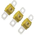 3PCS AMI/Midi Fuse, High Current 60A, for Cars, Buses, Trucks, Caravans, Construction Vehicles, Passenger Car, Electrocar Golf Cart, Motorhome