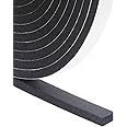 DGSL Foam Insulation Tape, 1/2In x 1/4In x 10ft Weather Stripping Door Seal Strip for Doors and Windows,Sliding Door, Soundproofing Door Seal,Weatherstrip,Air Conditioning Seal Strip