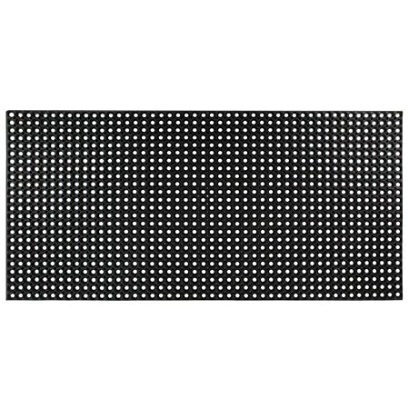Festnight- Gummimatte Ringgummimatte Ringmatte Türmatte Matte Schwarz 100 x 200 cm Stärke: 16 mm