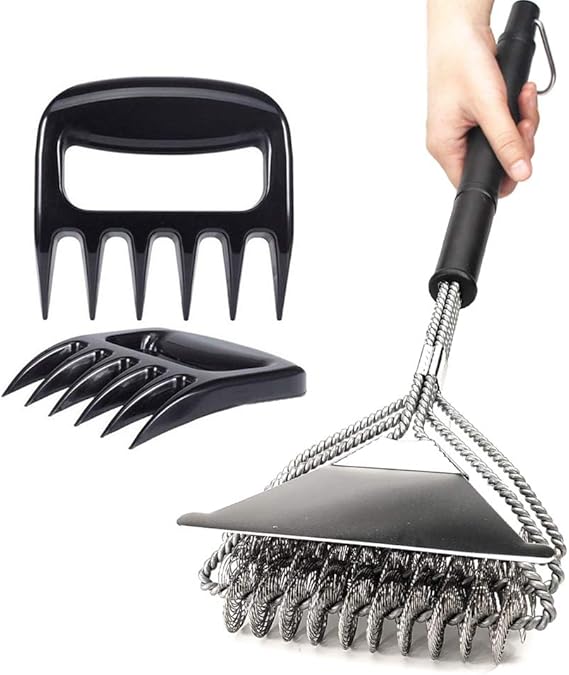 KCX Barbecue Brush NonMetallic Stainless Steel Barbecue