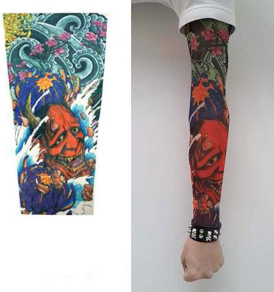 Junsi Old School Style Temporary Fake Slip On Tattoo Arm Sleeve TS131