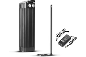 YS YOSE POWER Electric Bike Battery 36V 17.4Ah Silverfish E-Bike Batteries with Charger for Phylion XH370-10J Zhenlong ZL1010