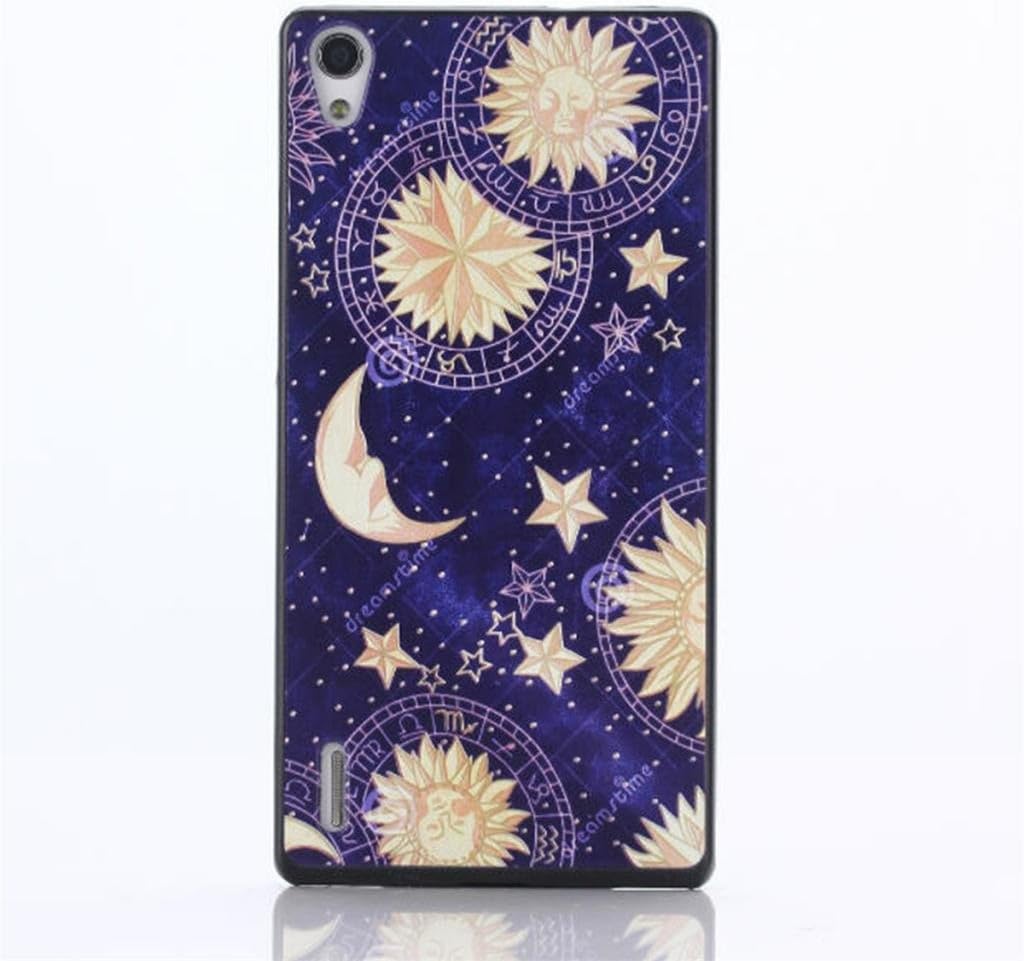 P7 Case,huawei p7 cover, Gift_Source Brand PC Hard Case Slim,Hard Plastic Back Cover Case for Huawei Ascend P7 Case-Outer space