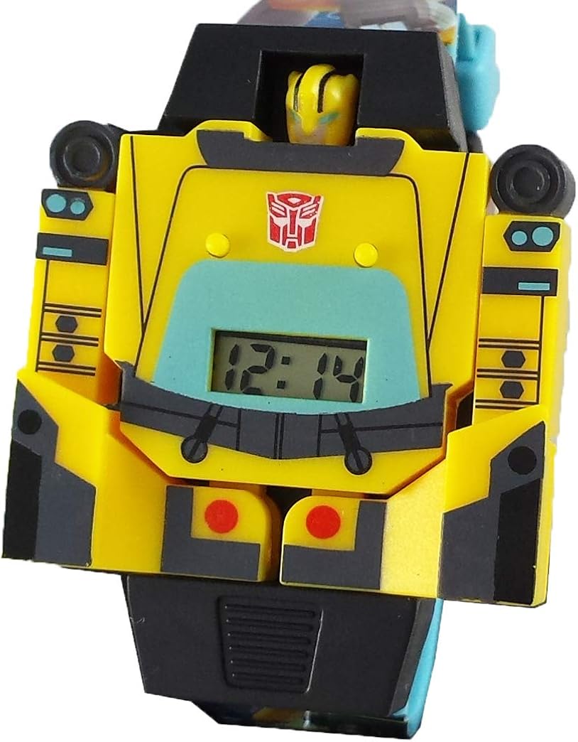 Transformer Bumblebee Watch Converts into Robot Boys Wrist Watch