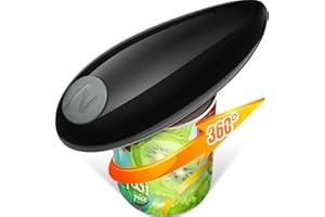 ROYALSELLPRO Electric Can Opener, Hands Free One Touch Automatic Can Openers Fit Different Can Sizes and Shape with No Sharp Edges for Kitchen, Kitchen Gadgets for Senior with Arthritis
