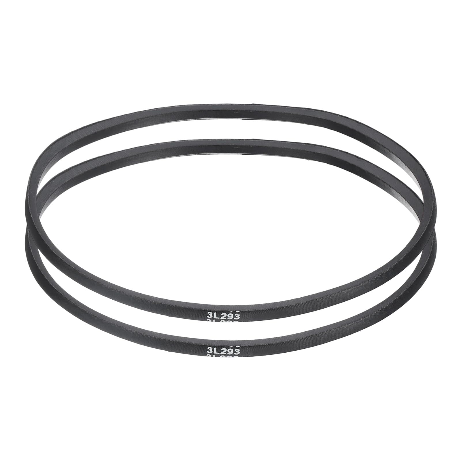 Photo 1 of uxcell 2 Pcs 3L293 Classic Wrapped Rubber V-Belt, 29"(744mm) Outside Circumference, 3L Profile V Belt 3/8" Width 7/32" Height