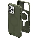 UAG Essential Armor for iPhone 16 Pro Max Case, Olive Drab | MagSafe Compatible, Thin, Ergonomic, Corner Protection, Anti-Slip Grip, Shock Absorption, 15ft Drop Protection