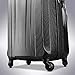 Samsonite Pulse DLX Hardside Luggage with Spinner Wheels, Black, 2-Piece Set (20/28)