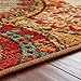 Mohawk Home Caravan Ornamental Floral Medallion 5' x 8' Area Rug - Orange - Perfect for Living Room, Dining Room, Office