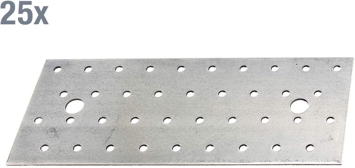 Perforated Plate Sendzimir-Galvanised 200 x 80 mm / 25 STK, Sendzimirverzinkt - Image 3