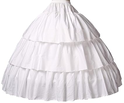 Reifrock Mädchen Petticoat Kinder 100% Baumwolle A Linie Lang Unterrock Ivory 2 3 4 Ringe Für Blumenmädchen Kleid Brautkleid