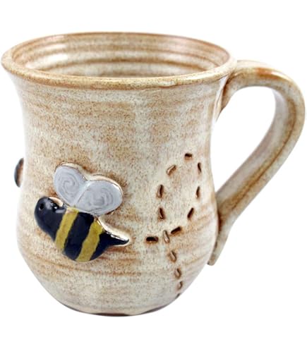 Amazon.com | Modern Artisans Moose Mug - American Handmade Stoneware Pottery,  14 oz: Coffee Cups & Mugs