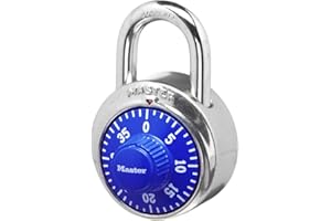 Master Lock Combination Lock for Gym Lockers – Master Lock Locker Combination Padlock, Pack, Blue – The Ideal Combo Lock for School/Gym Locker Security