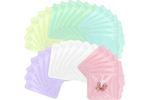 Svaldo Jewelry Bags, 120pcs Sealable Bags for Packaging Sample, Ring, Earrings, Bracelet Packaging for Small Business, 2.56x2