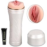Man Masturbator Cup Adult Sex Toys- Male Masturbator Stroker 3D Realistic Vagina Masturbation Pussy Cup Discreetly Packed