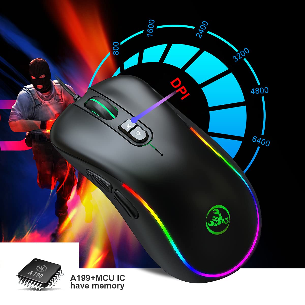Mua OFVENS One Hand Gaming Keyboards and Mouse trên Amazon Mỹ chính ...