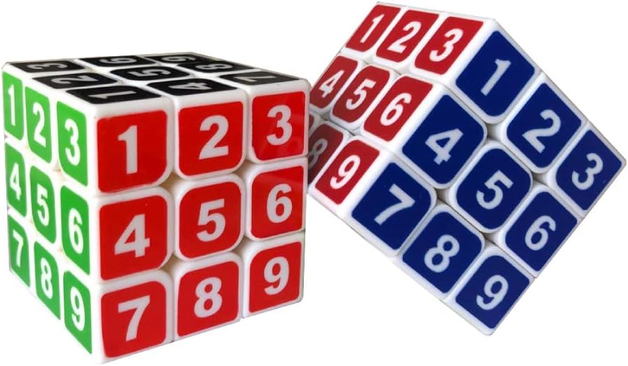 GoodCube Sudoku 3x3 Magic Cube Stickerless 3x3x3 Number Speed Cube