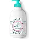 Perlier White Almond Shower & Bath Cream - Nourishing & Soothing Luxury Bath Cream Made with Almond Oil for Deep Moisturization and Hydration (16.9 Fluid Oz.)
