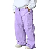Oymyakon Women's Baggy Snow Pants Waterproof Insulated Ski Pants Loose Warm Snowboard Ski Bibs Pants
