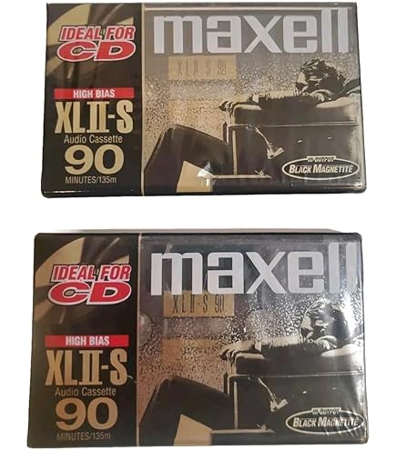 Amazon.com: Maxell Black 90 Minute Cassette Tape : Electronics