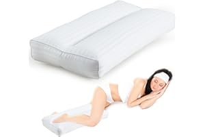 Bafode 3.5"Knee Pillow for Side Sleepers,Cooling Leg Pillow for Side Sleeping,Knee Pillow with 930G 7D Alternative for Reliev