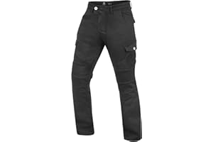 WICKED STOCK Black Denim-Motorcycle Jeans for Men-CE LEVEL2 Armor-Biker Jeans-Black Jeans Men-Aramid Lined
