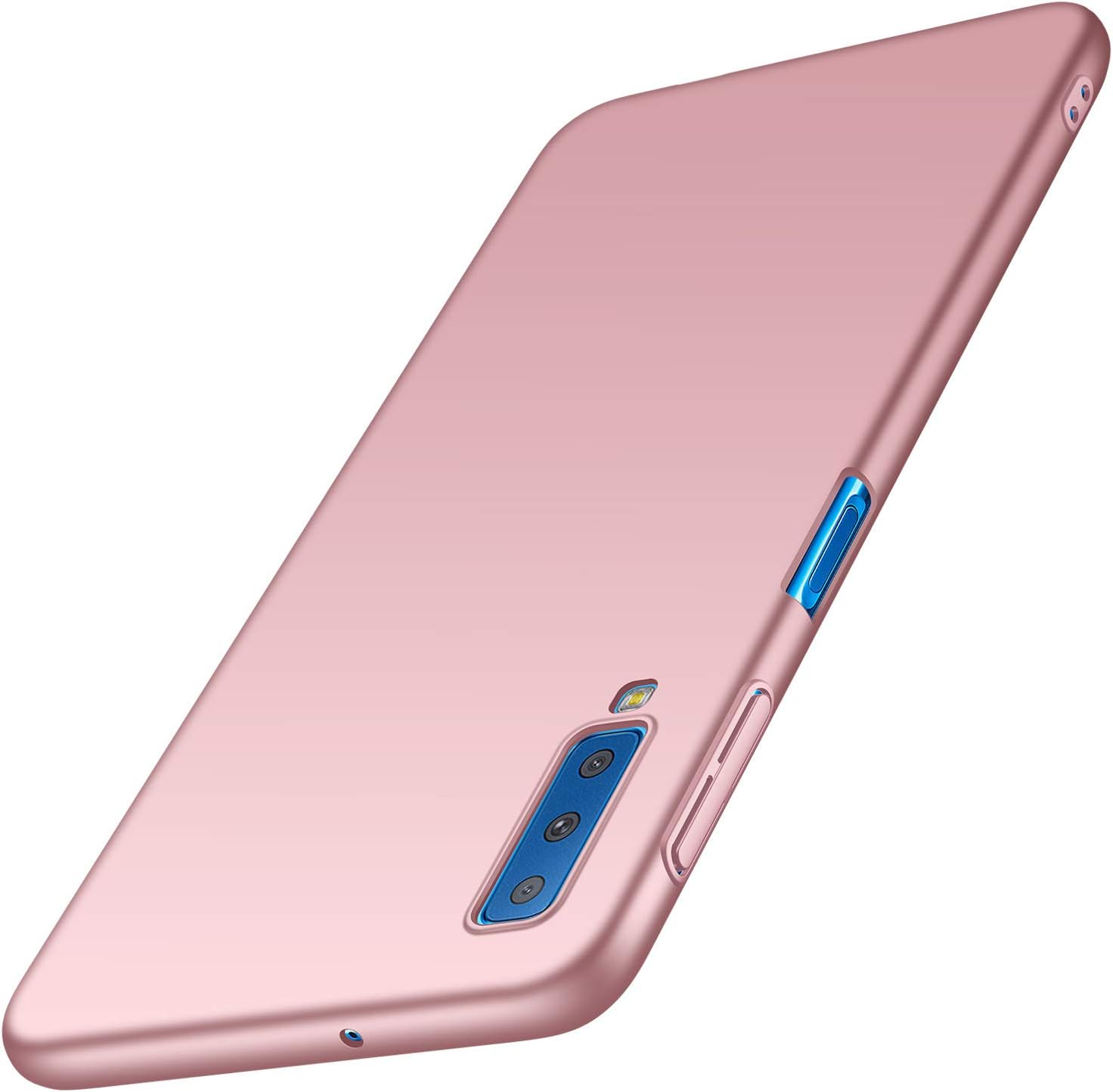 BANZN Galaxy A7 Case, Ultra-Thin Premium Material Slim Full Protection Cover for Samsung Galaxy A7 (6.0 inch) 2018 (Rose Gold)