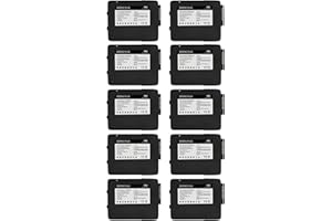 DDONG PLUS (10PCS) BT-000318 Battery TC75 Barcode Scanner Battery [Upgraded Capacity] for Motorola Symbol Zebra TC75EK TC75AH TC75GK TC77HL TC75FK TC70X TC720L TC70X TC75BH 82-171249-01 BTRY-TC7X-46MA2