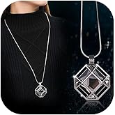 72ore Long Silver Necklace Black Crystal Stone Pendant Silver Chain Necklaces for Women 2025 Boho Jewelry Gifts Sweater Outfits Accessories