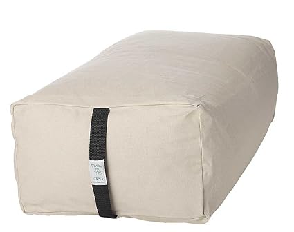 Amazon.com : Bheka Rectangular 100% Cotton Yoga Bolster ...