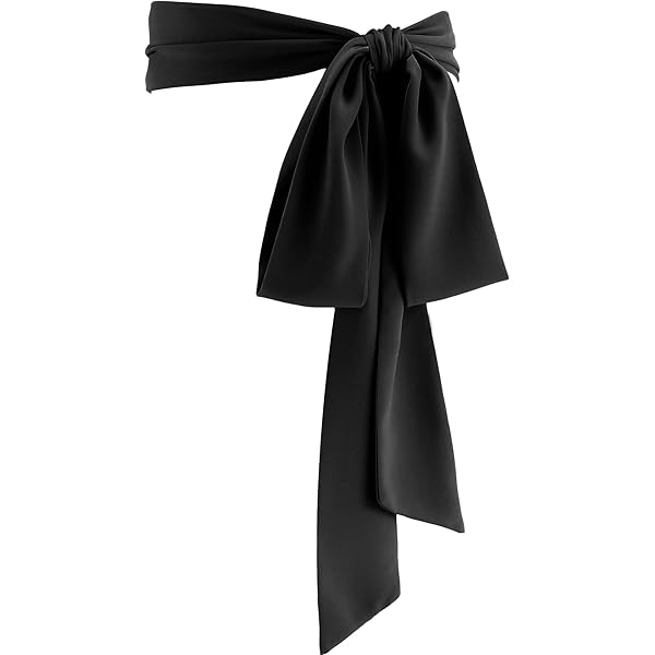 Satin Waist Belts for Women Black Sash Belt 3.5'' Wide Dress Belt Women For Special Occasion Bow Belt Bridal Wedding Prom Formal Long Silk Sash Tie ( Black) at Amazon Women's Clothing store Satin Waist Belts for Women Black Sash Belt 3.5'' Wide Dress Belt Women For Special Occasion Bow Belt Bridal Wedding Prom Formal Long Silk Sash Tie ( Black) at Amazon Women's Clothing store