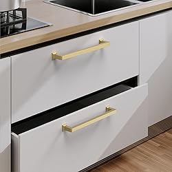 9BUILD 10 Pack 8.8 Inch Cabinet Handles Gold
