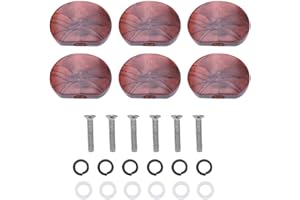 6Pcs Guitar Tuning Peg Tuners Machine Head Replacement Tuner Buttons Knobs Set for Guitar Accessory(#5)