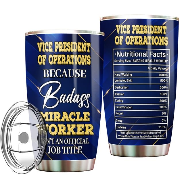 MONIZILUCKY Vice President Of Operations Tumbler