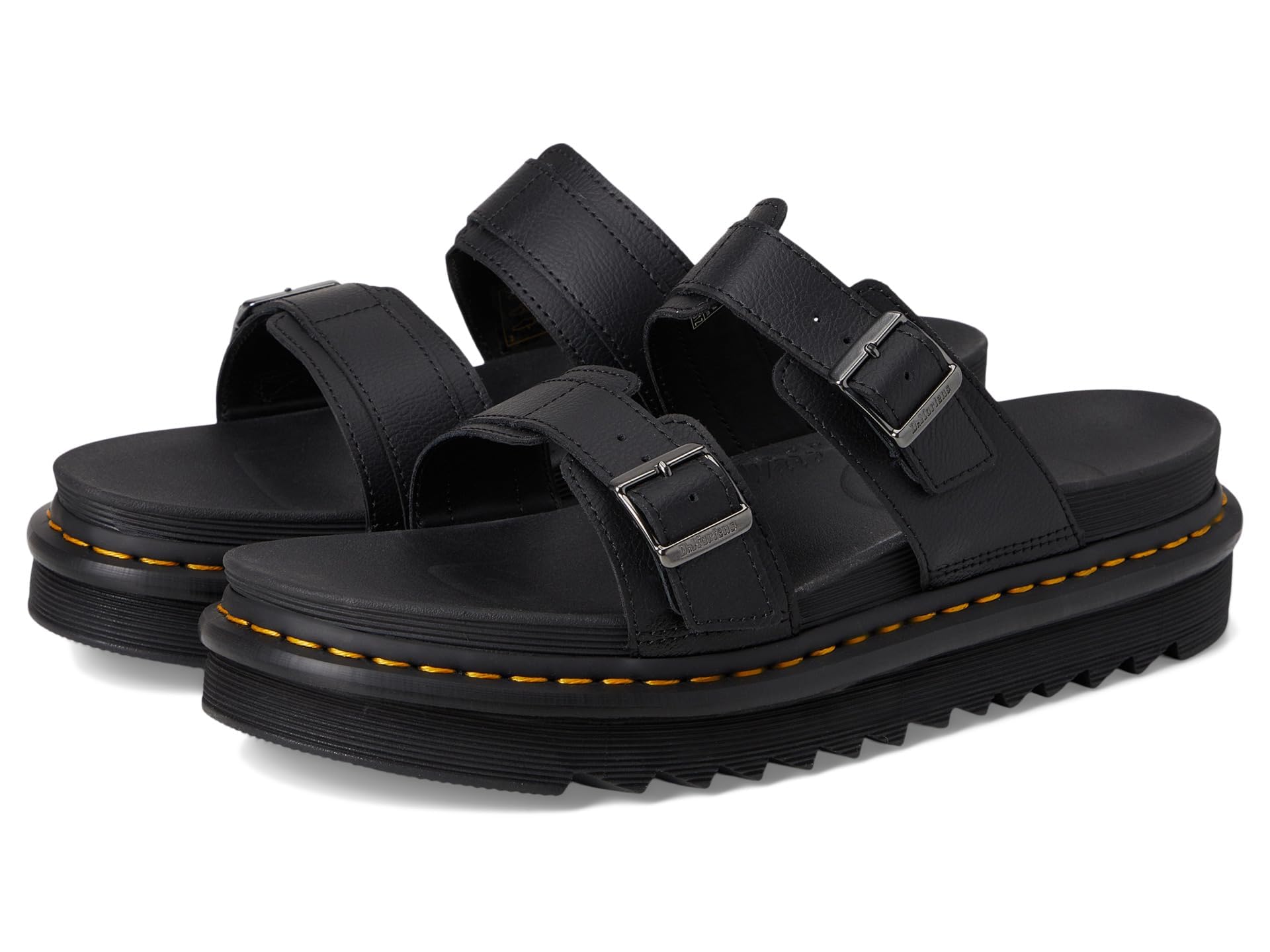 Dr. Martens Unisex Myles Slide Sandal, Black Athena, 11UK, 13 US Women/12 US Men Image