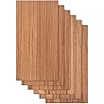 Proflex Red Rose Plywood 6pcs, 1/8" x 12” x 24” Real Wood Plywood Sheets Premium “A” Grade with Smooth Sanded Finish, Perfect for Laser Cutting & Engraving, Crafts, and DIY Projects.
